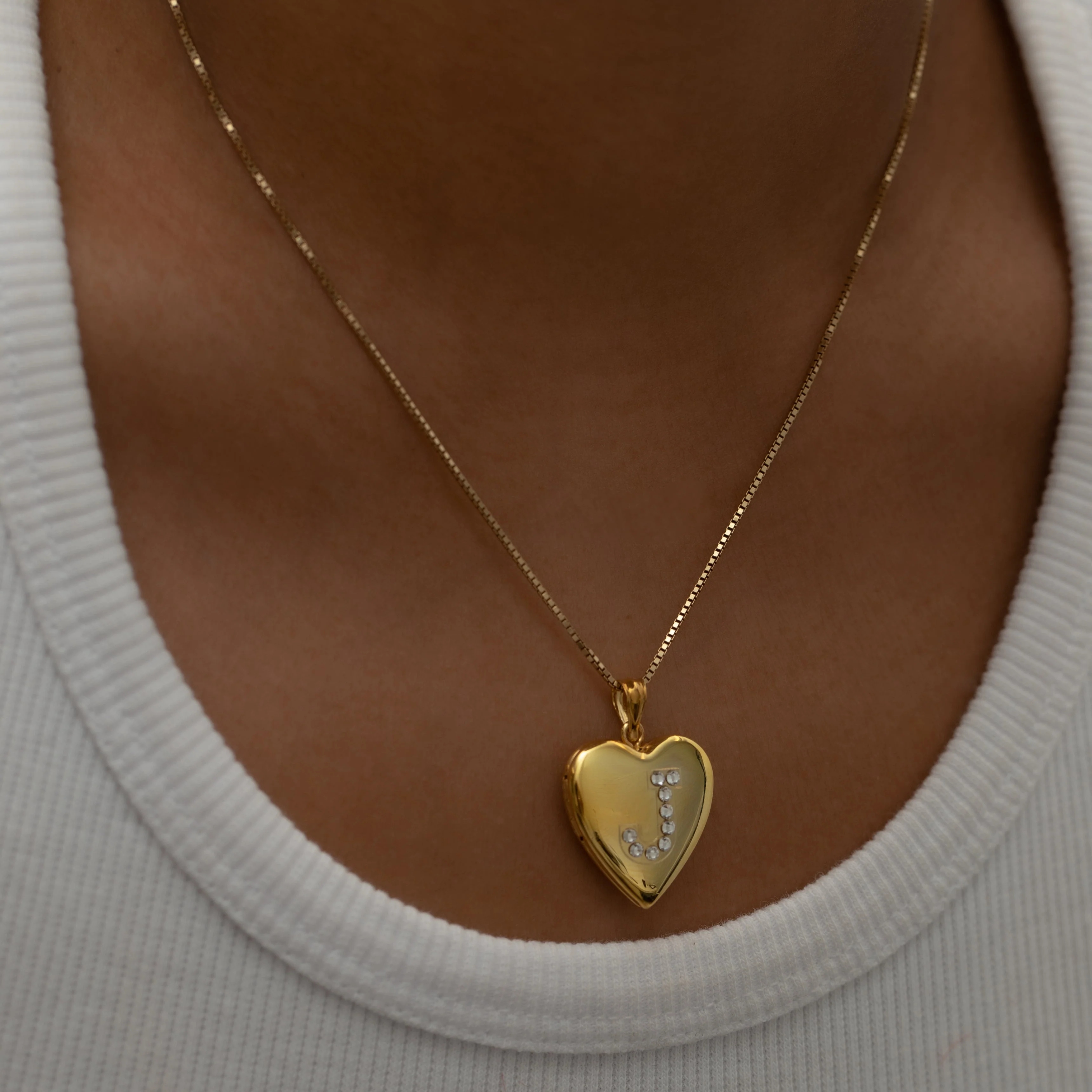 The Pavé Initial Photo Locket - Image 3