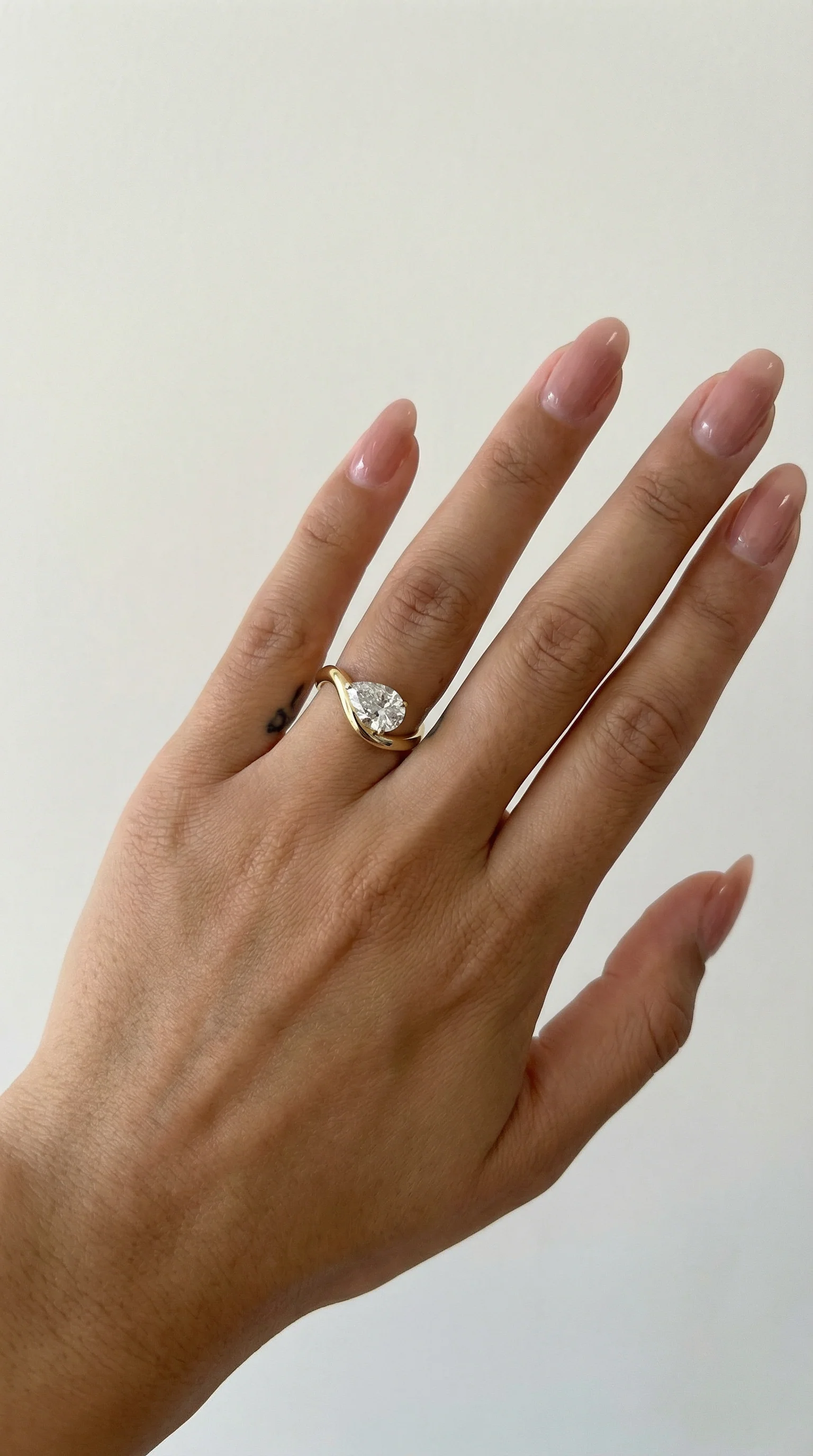 The Pear Stone Ring (Set of 2) - Image 3