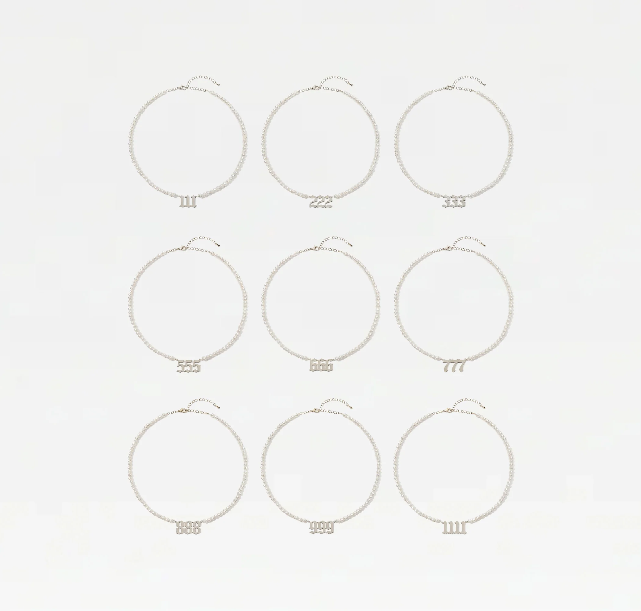 The Pearl Angel Number Necklace - Image 13