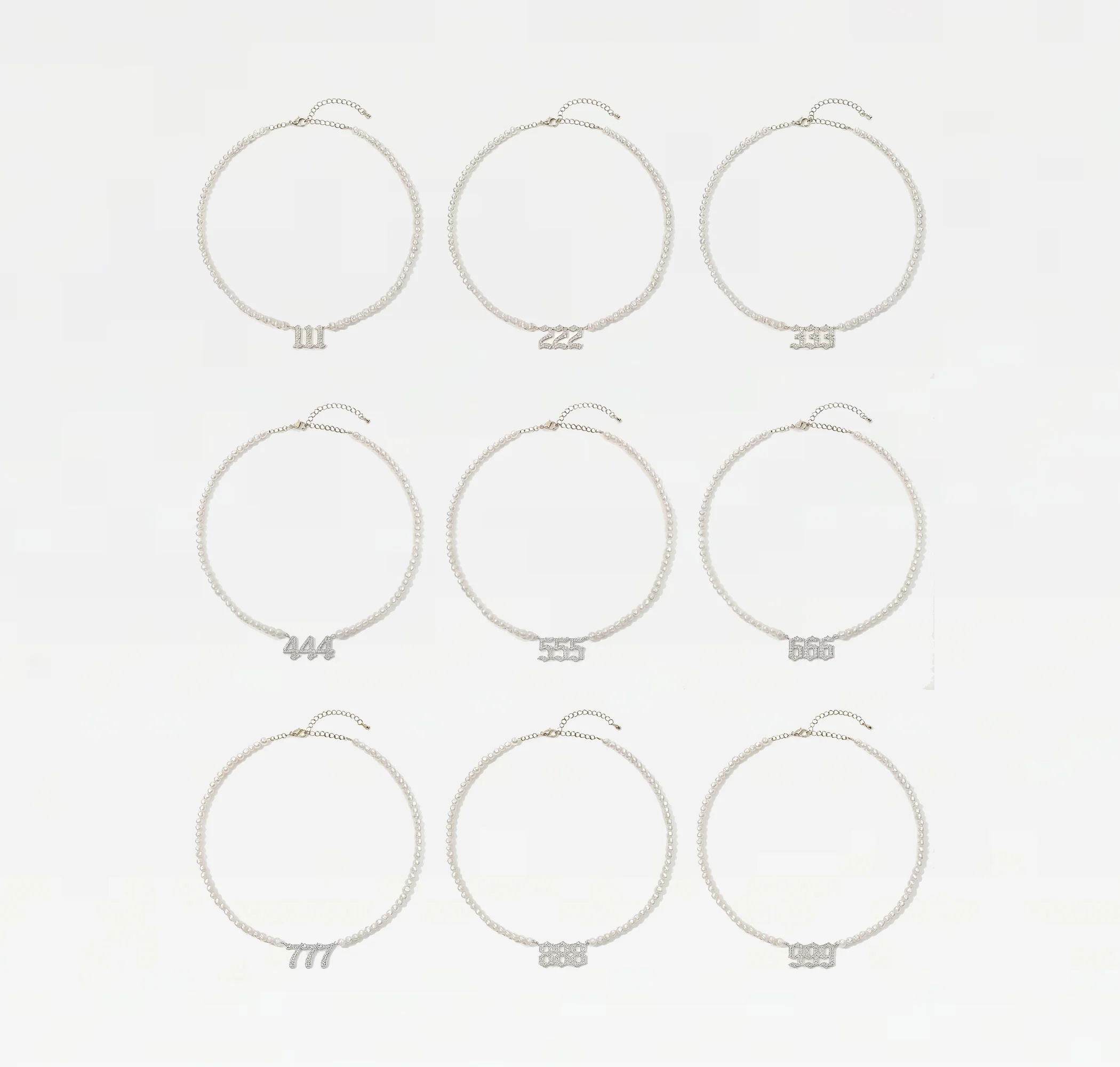 The Pearl Angel Number Necklace - Image 15