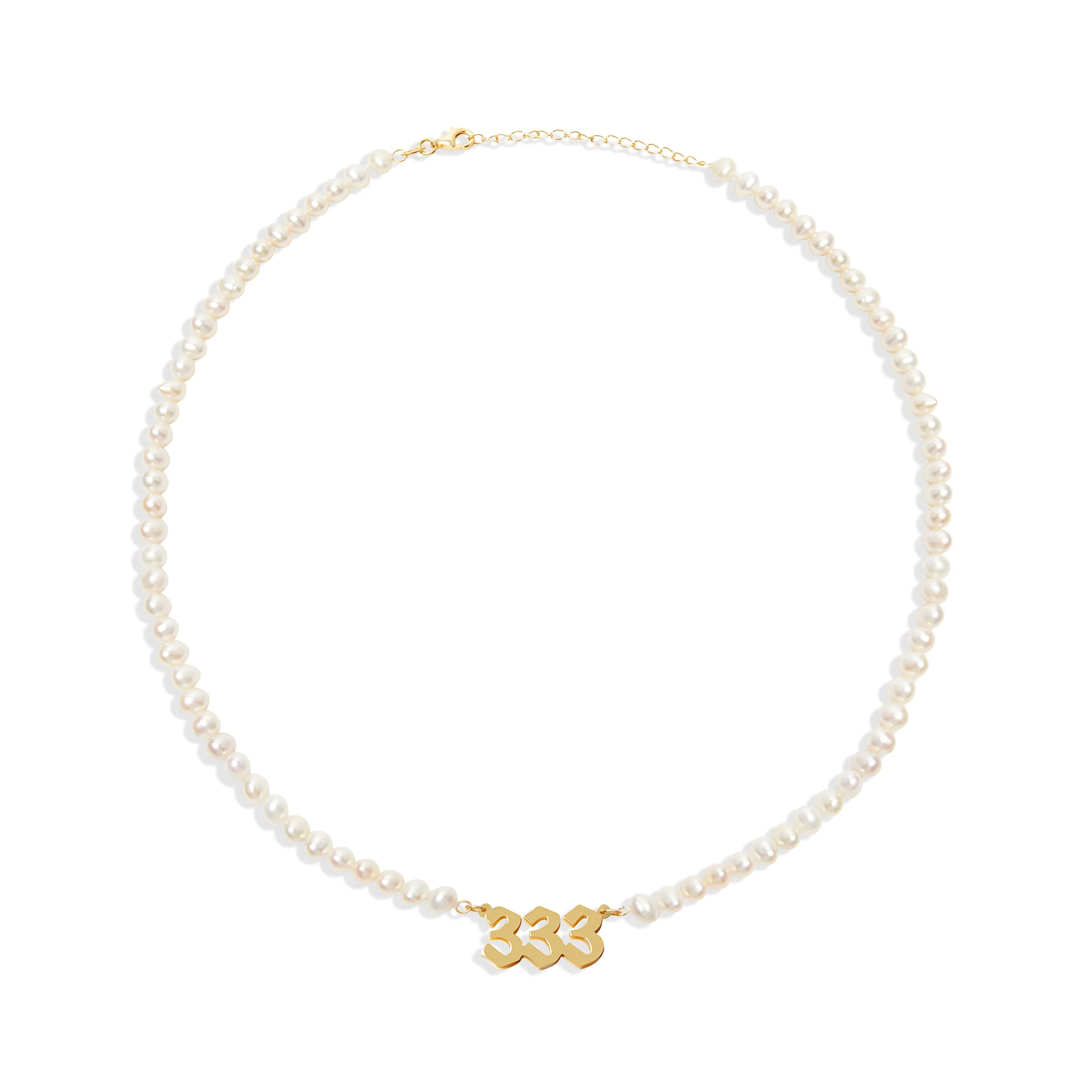The Pearl Angel Number Necklace - Image 4