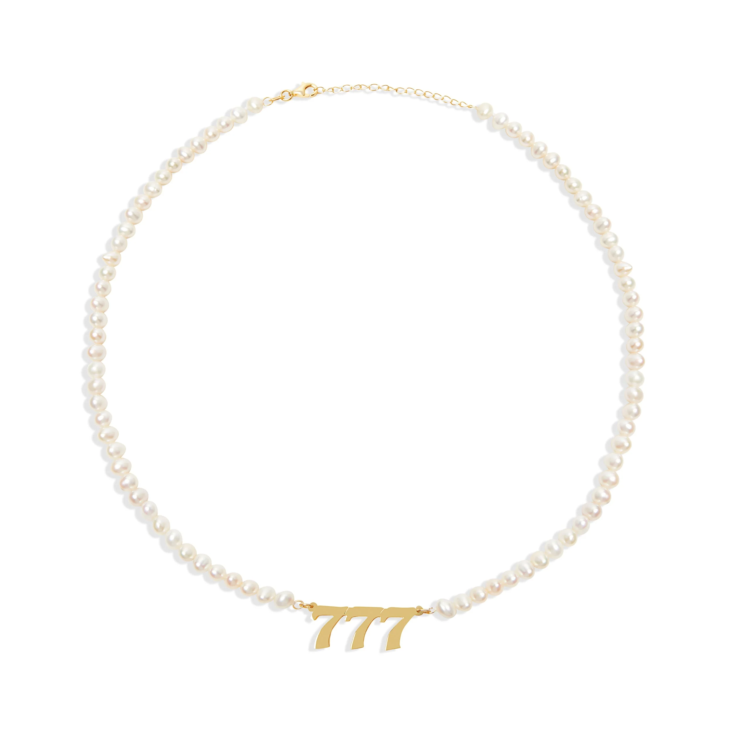 The Pearl Angel Number Necklace - Image 5