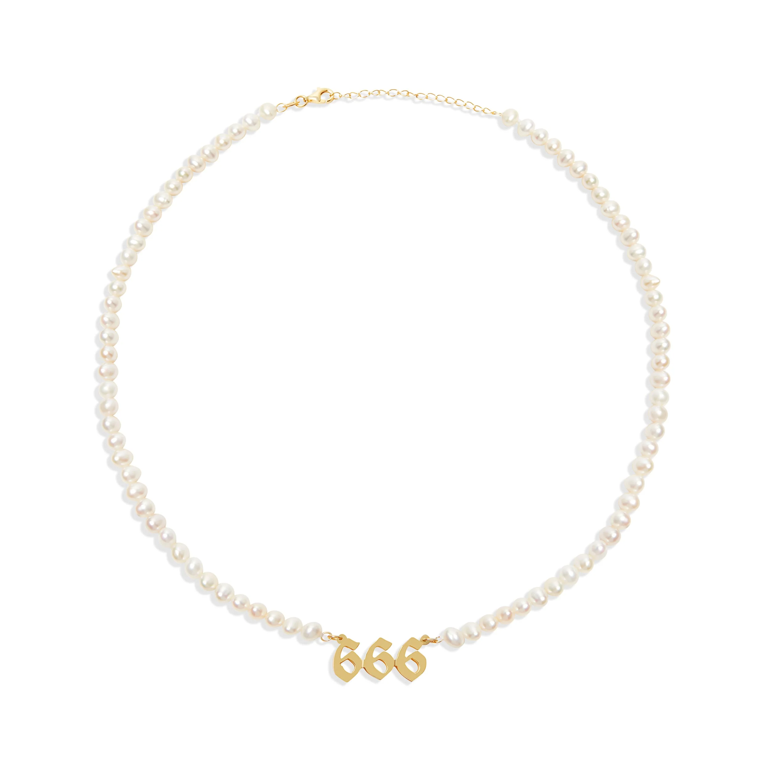 The Pearl Angel Number Necklace - Image 6