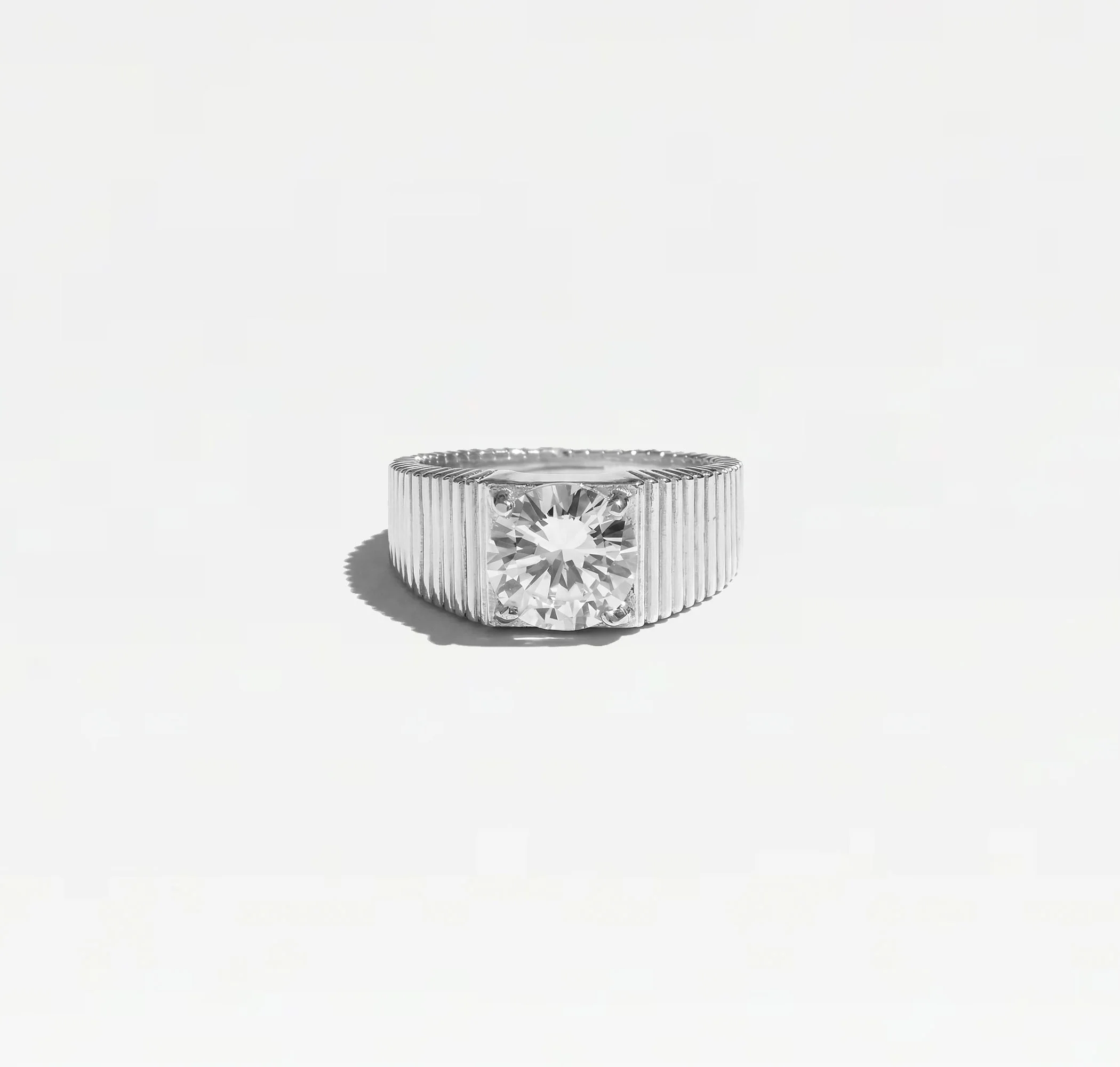 The Rouge Cz Signet Ring - Image 8