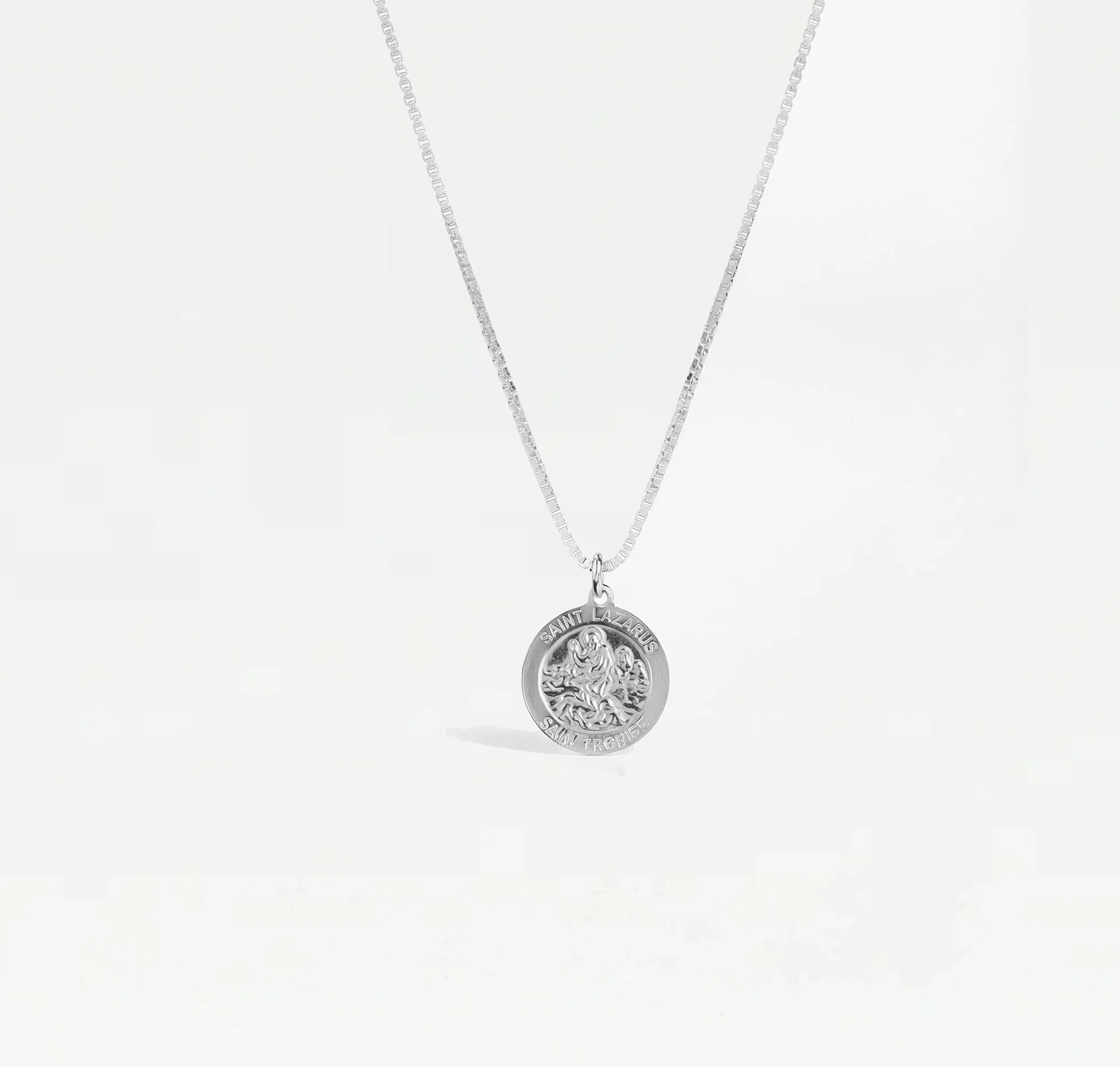 The Saint Lazurus Single Medal Necklace - Image 4