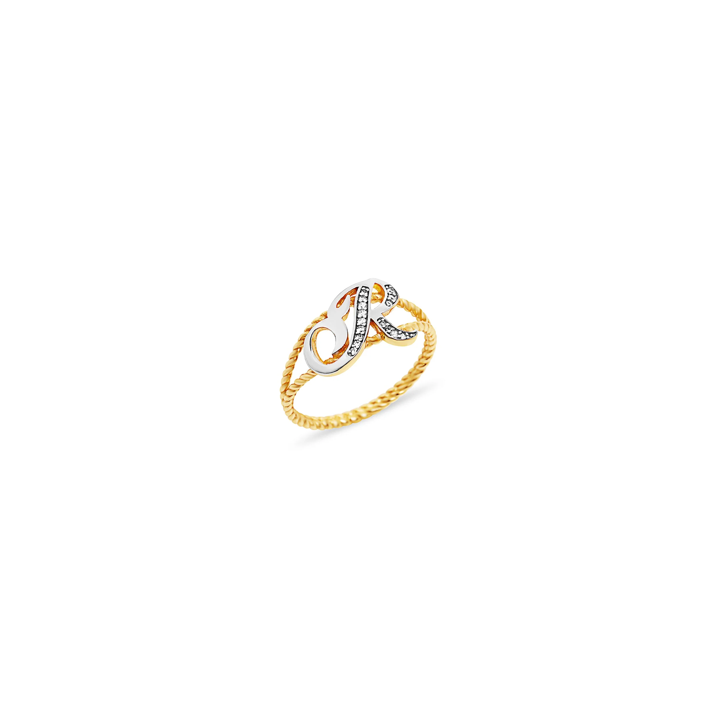 The Script Letter Rope Ring - Image 6