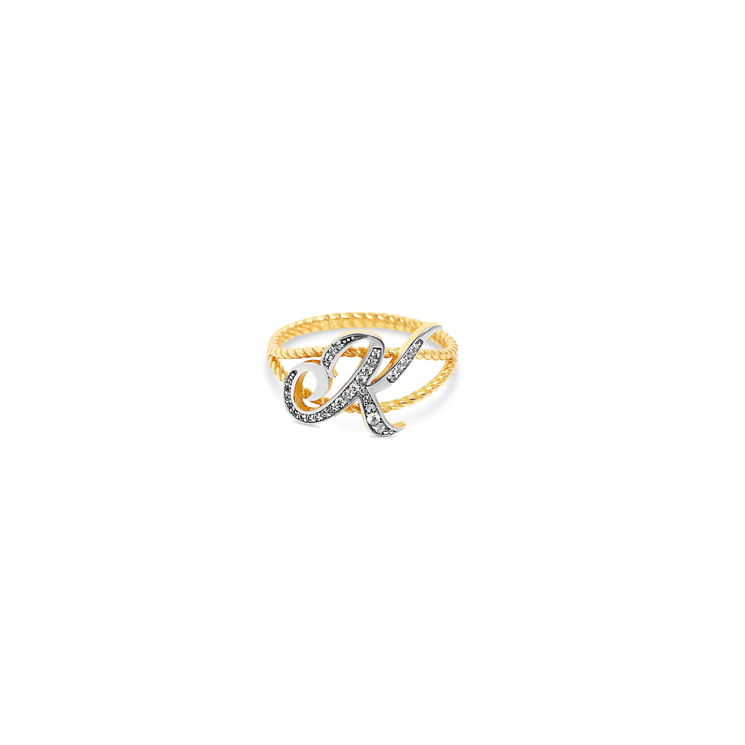 The Script Letter Rope Ring - Image 9