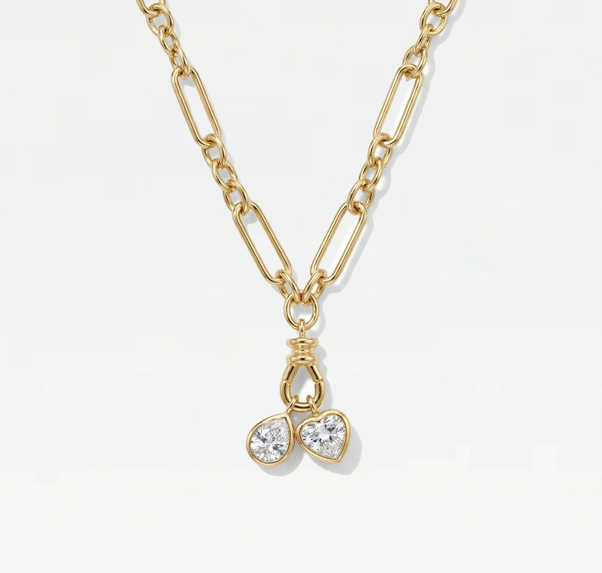 The Sezane Heart Stone Necklace