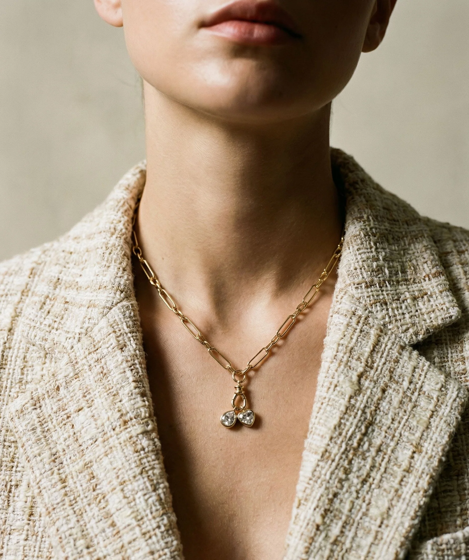 The Sezane Heart Stone Necklace - Image 2