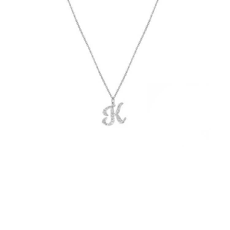The Signature Script Pendant Necklace - Image 8