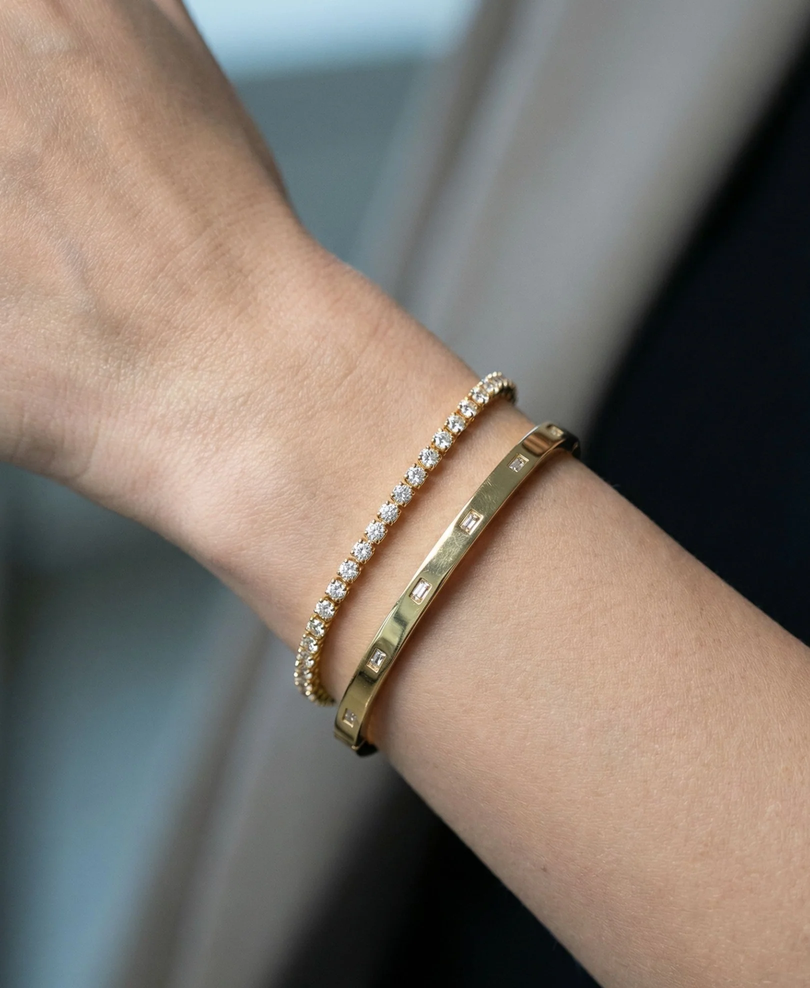 THE TENNIS CUFF BRACELET SET - Image 3