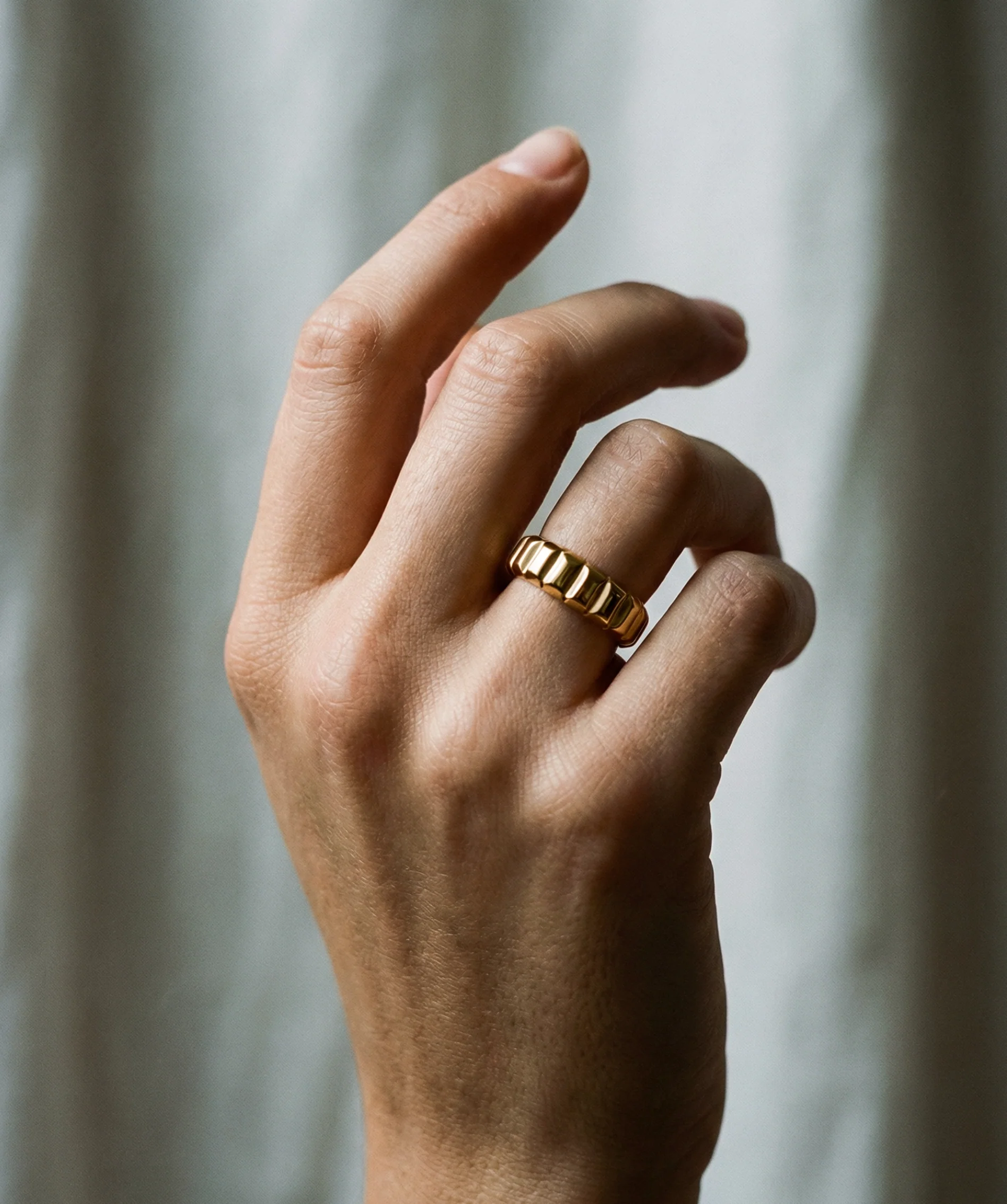 The Textured Band Ring - Image 2