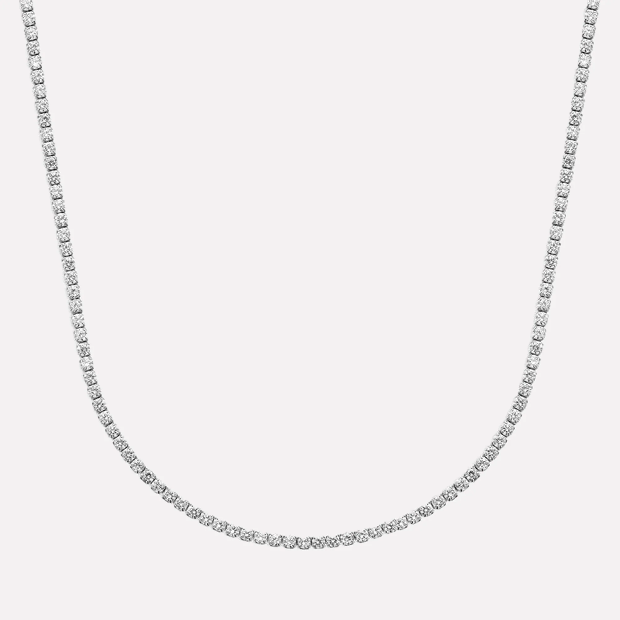 The Thin Tennis Necklace - Image 5