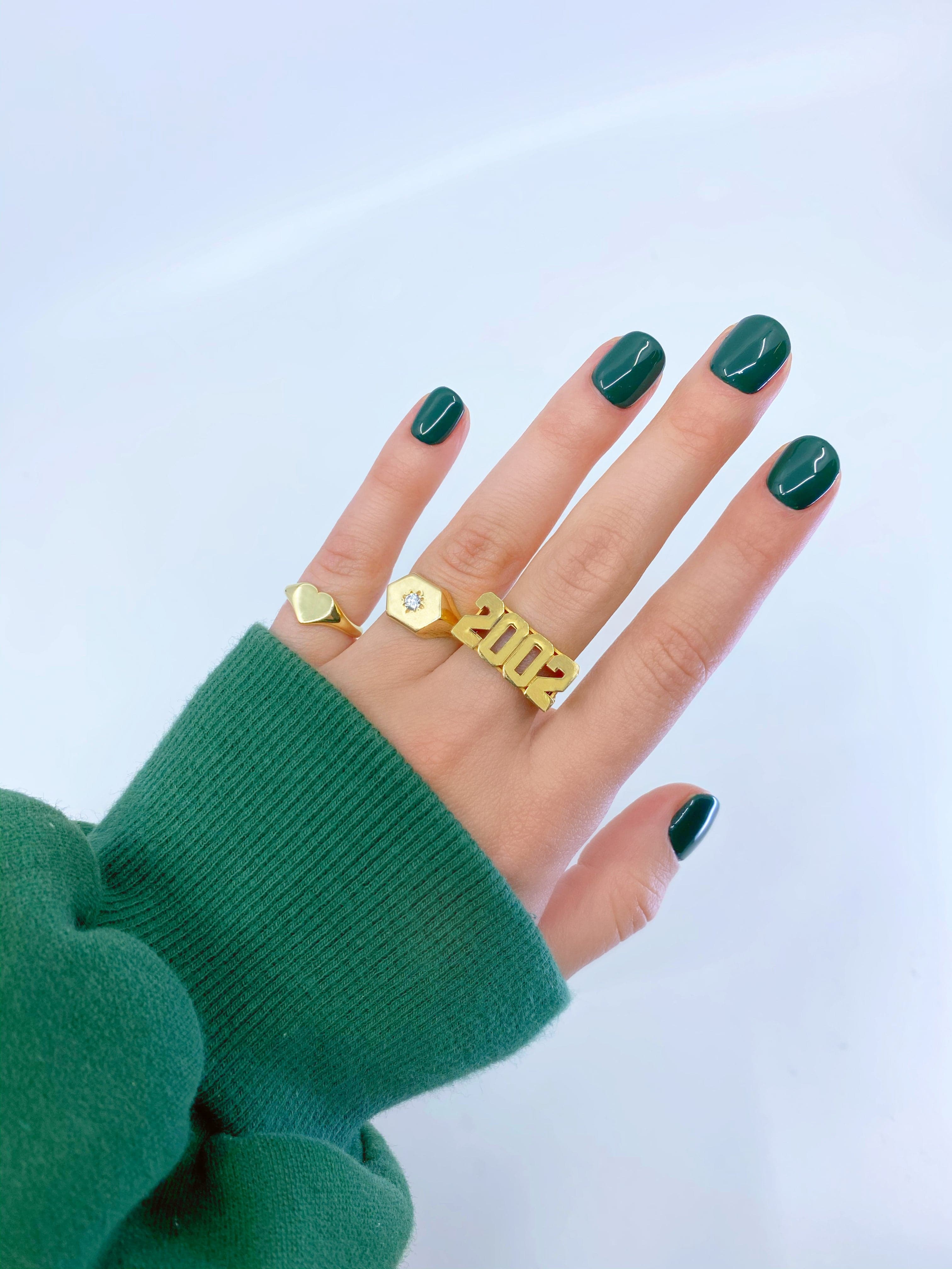 The Tiny Heart Pinky Signet Ring - Image 3