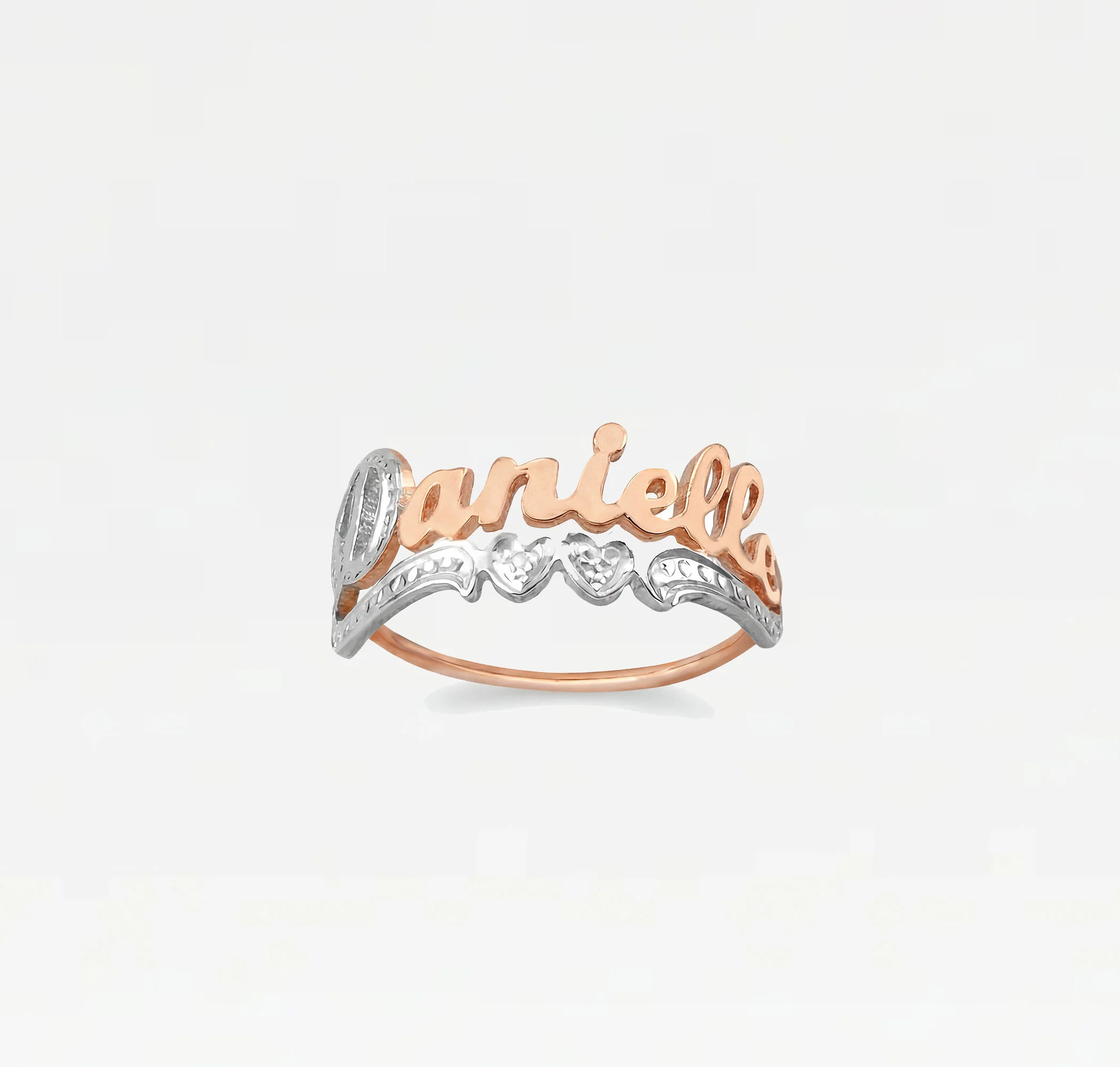 The Tiny Script Classic Cut Ring - Image 4