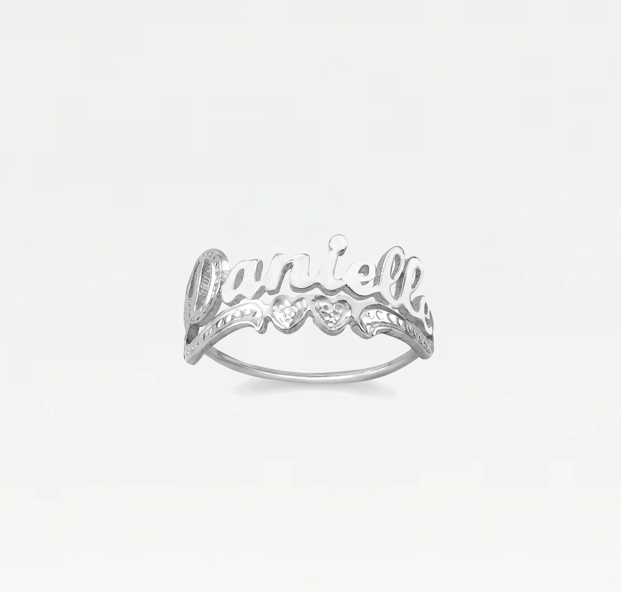 The Tiny Script Classic Cut Ring - Image 5