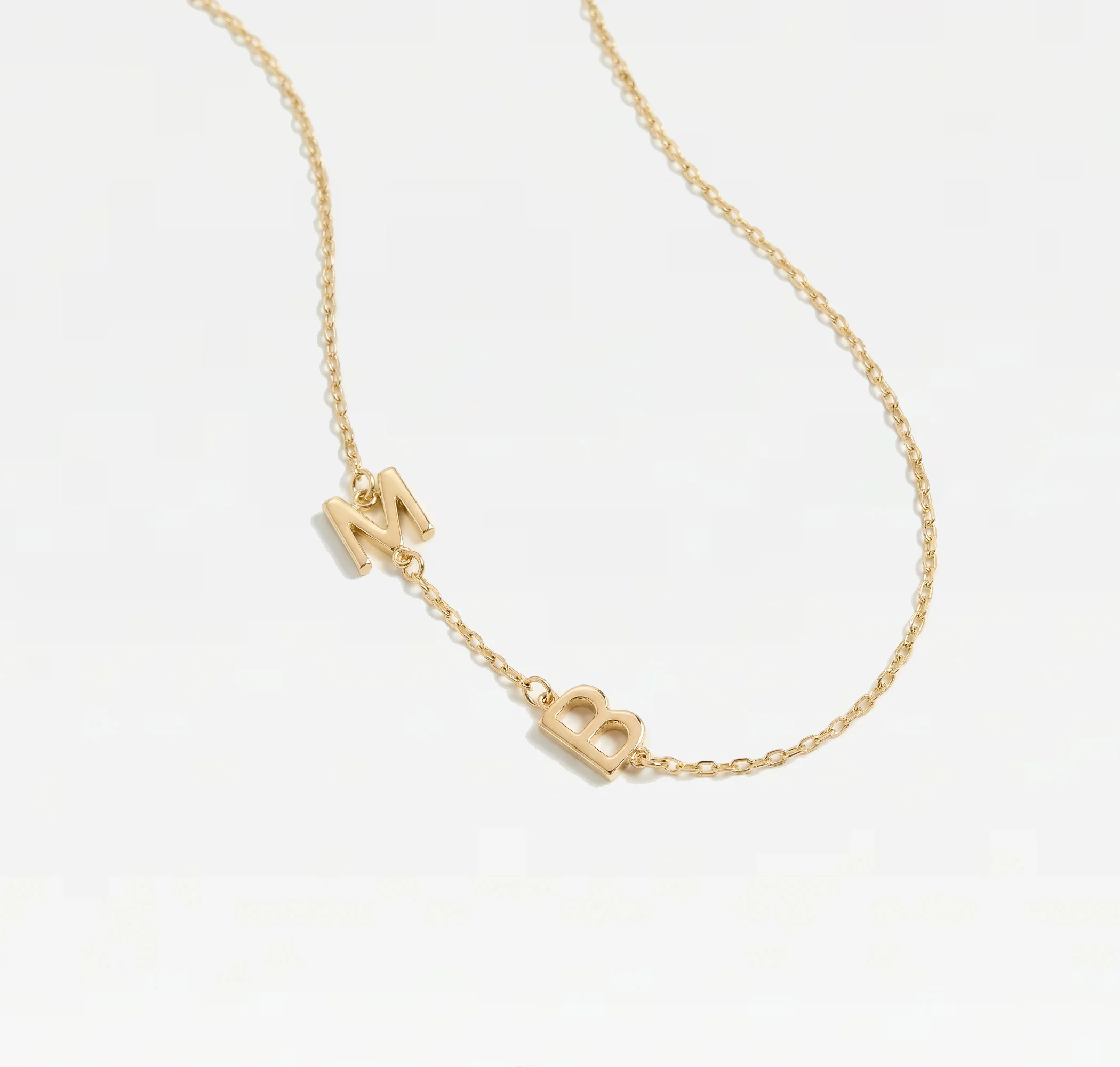 The Two Initial Essential Necklace