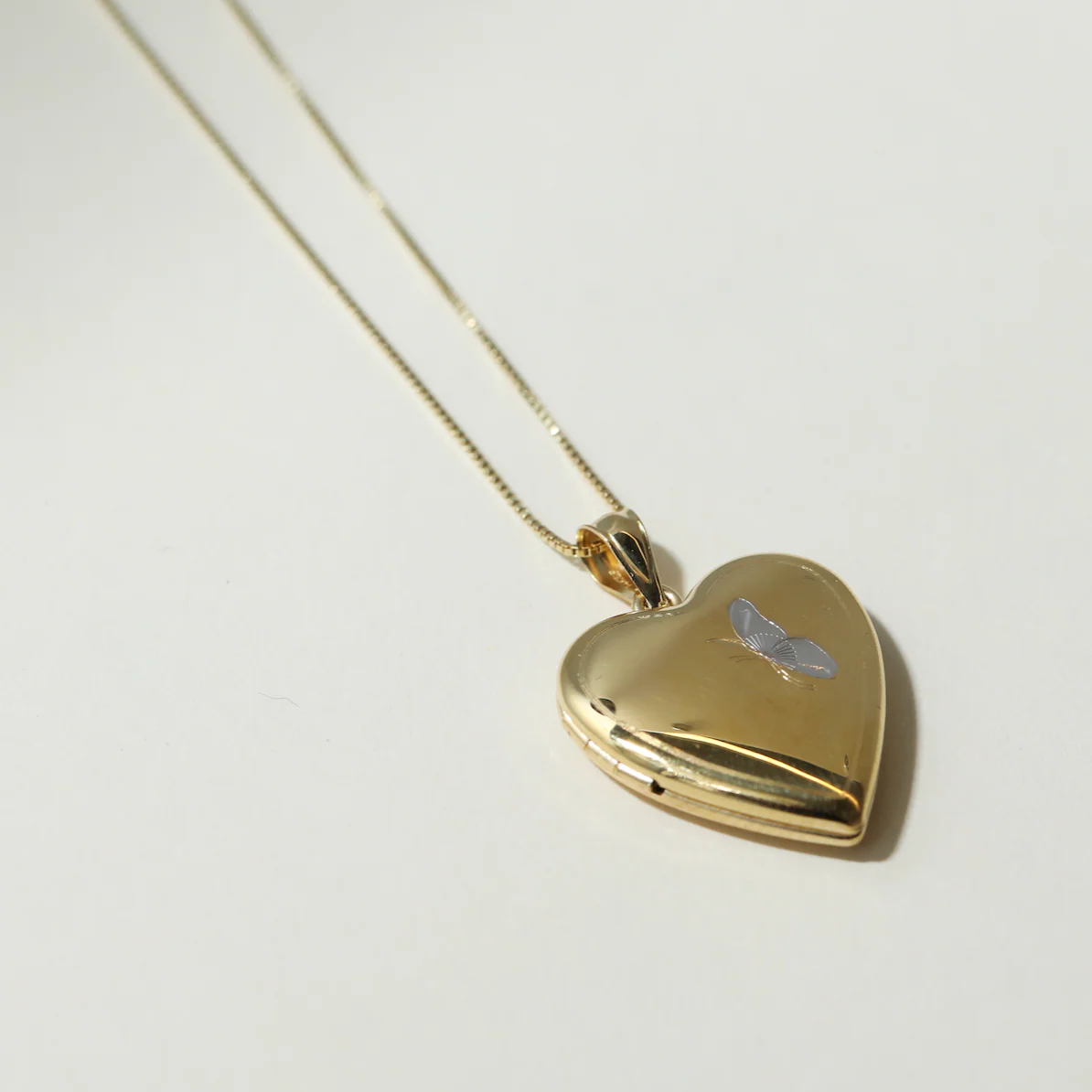 The Two Tone Butterfly Photo Locket - Image 7