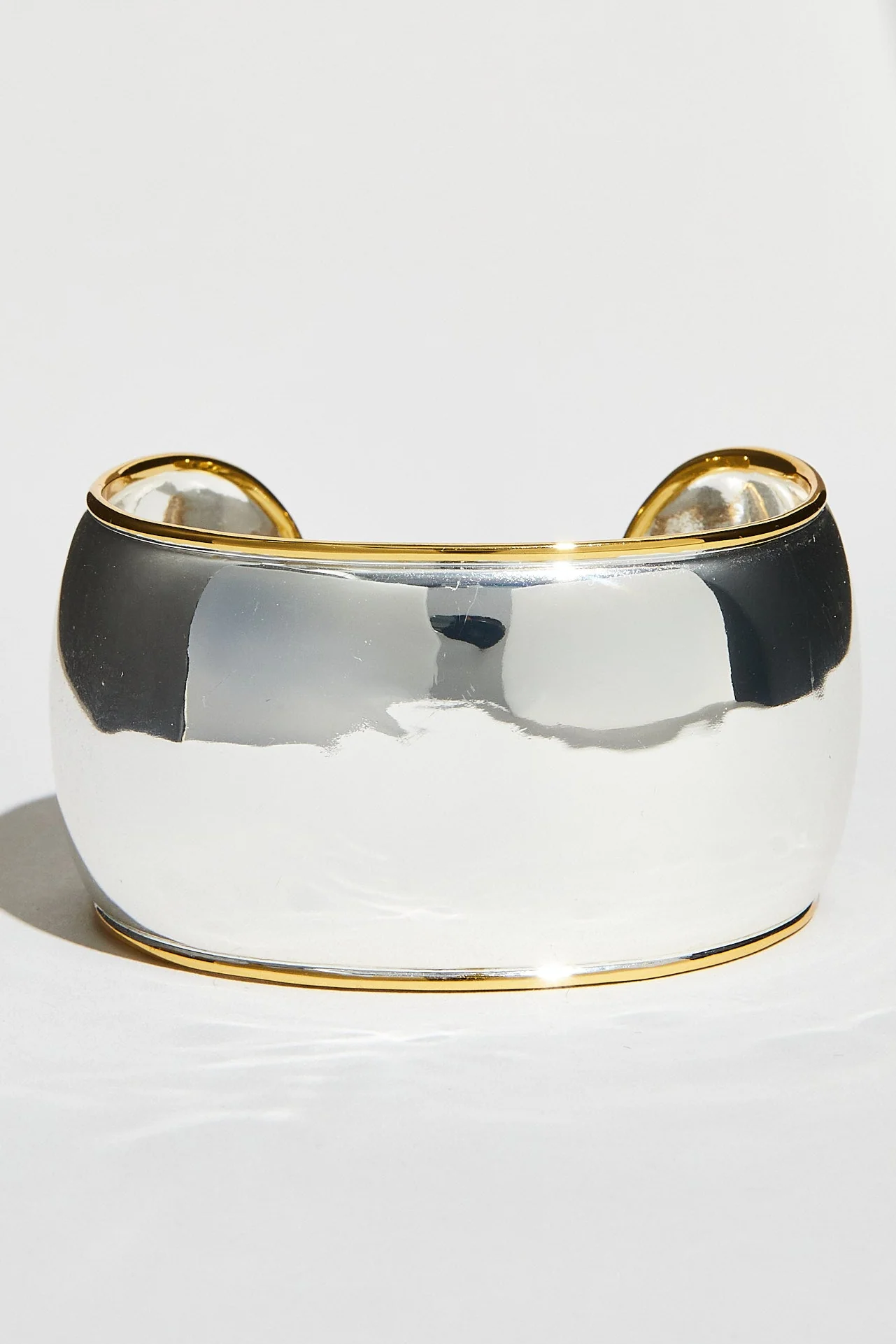 THE TWO TONE WIDE CUFF BRACELET - Image 4