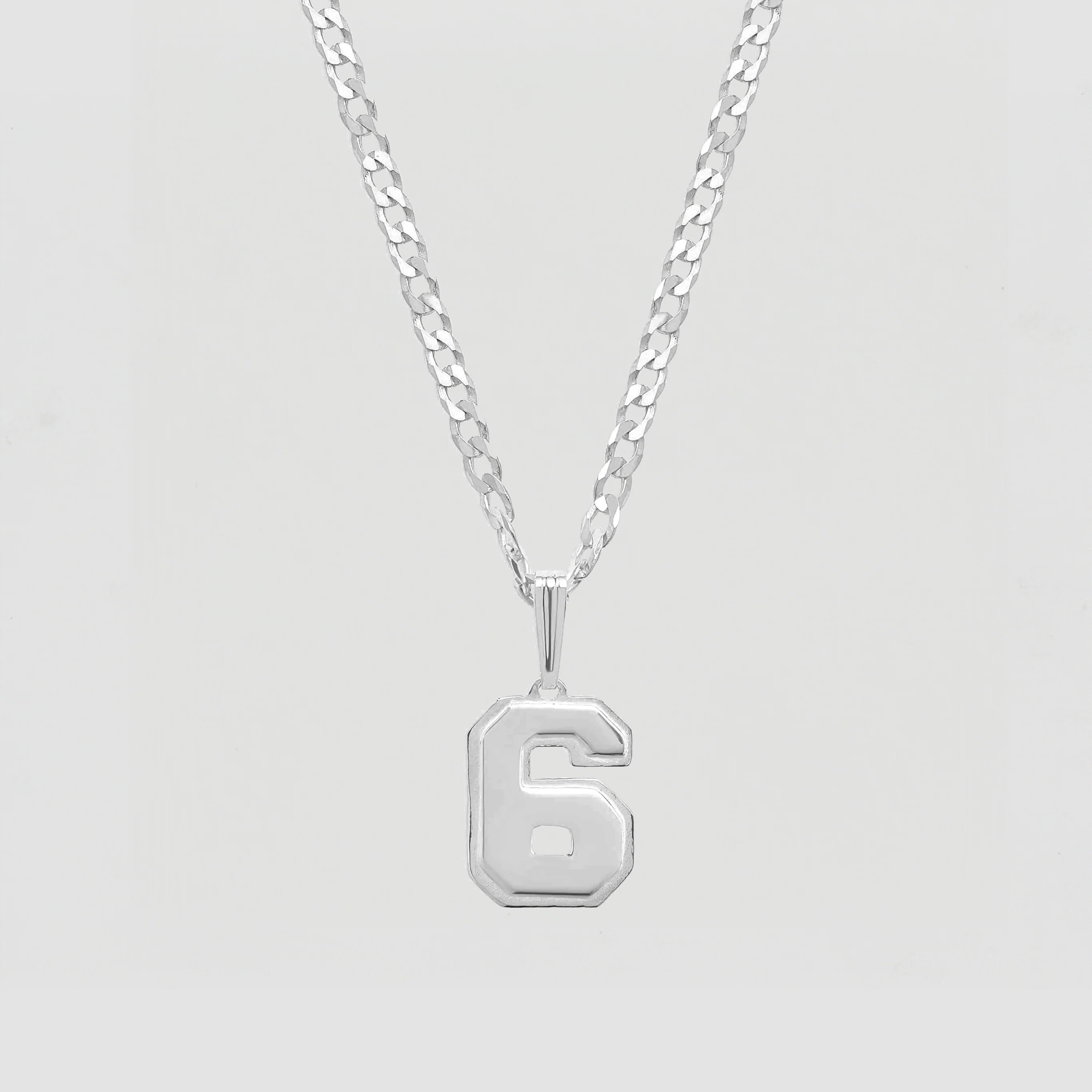 The Varsity Number Pendant Necklace - Image 3
