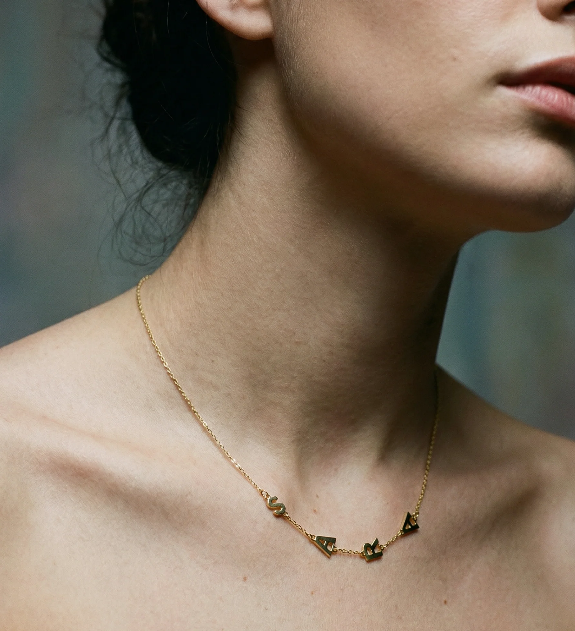 The Vertical Name Necklace - Image 2