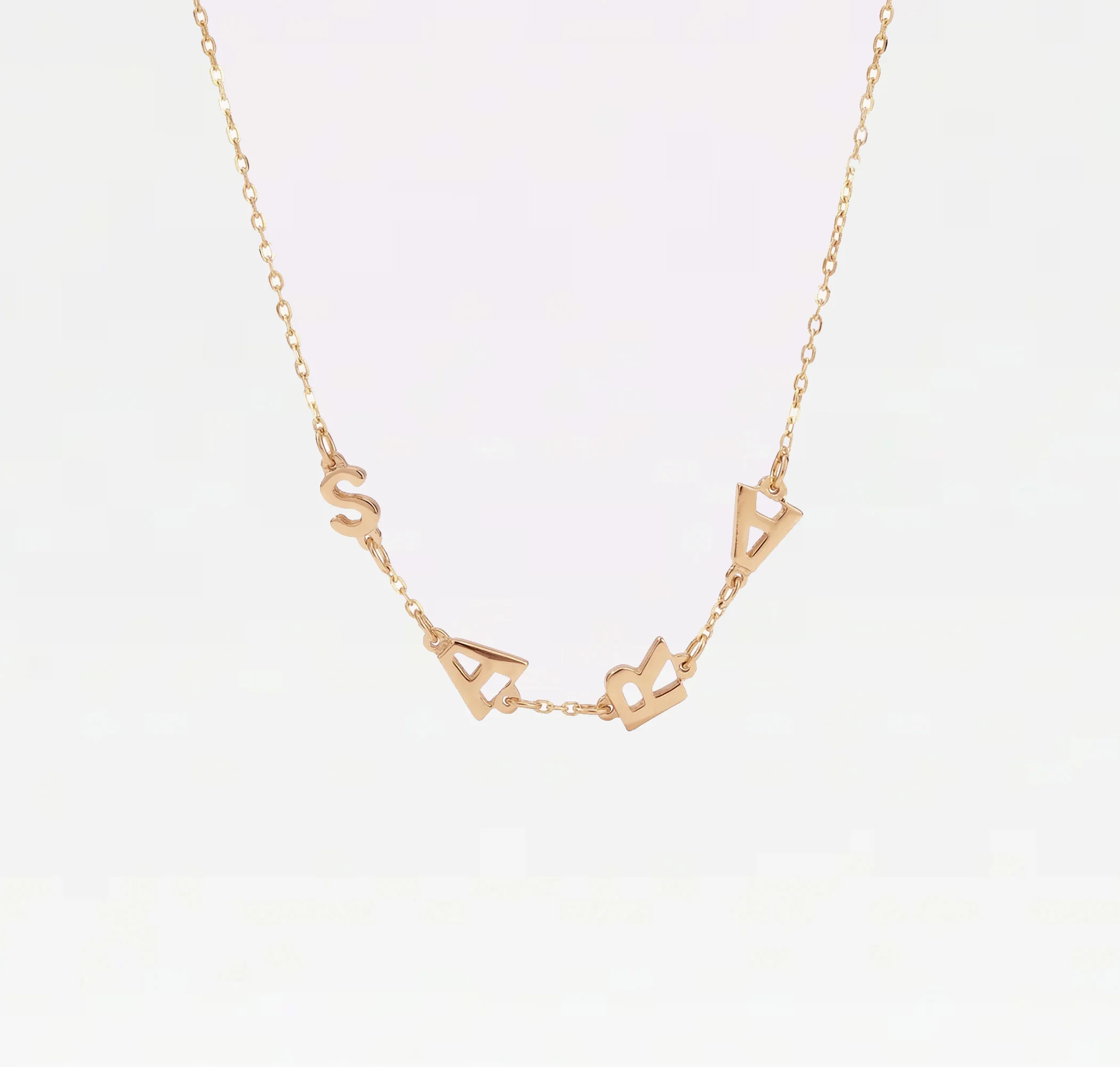 The Vertical Name Necklace - Image 4
